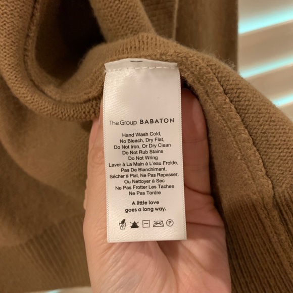 Aritzia The Group By Babaton Ride Cardigan Beige - Picture 10 of 14